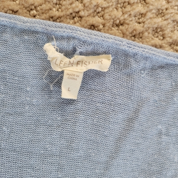 Eileen Fisher 100% slub linen tank top Size Large - Picture 2 of 5